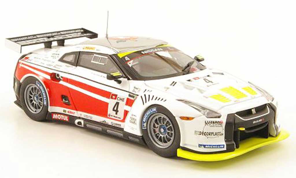 Nissan Skyline 1/43 Ebbro GT-R GT1 No.4 Swiss Racing Team 2010 diecast model cars