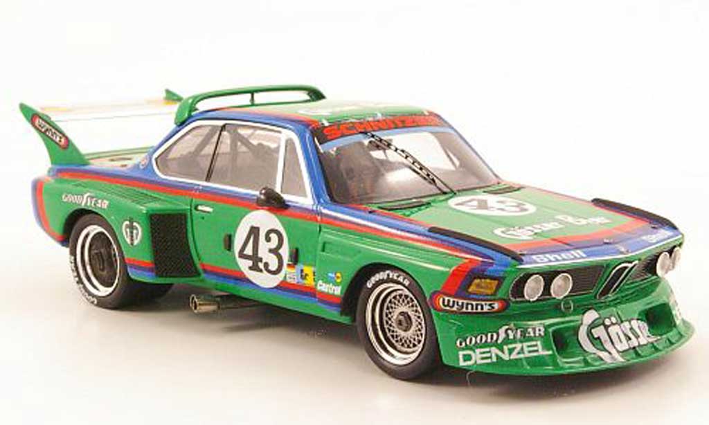 Bmw 3.5 CSL 1/43 Spark CSL No.43 Gosser Beer 24h Le Mans 1976 diecast model cars