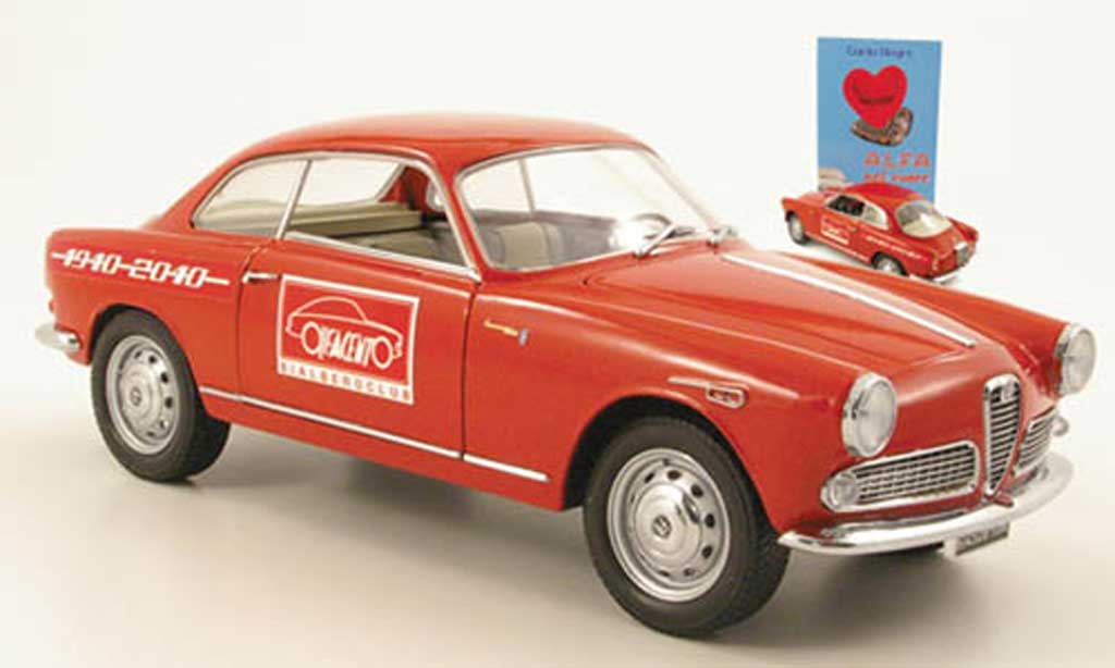 Alfa Romeo Giulietta 1/18 Mini Miniera sprint red 100 ans diecast model cars