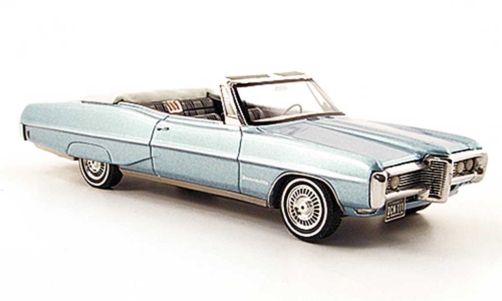 Pontiac Bonneville 1/43 Neo Convertible blue 1968 diecast model cars
