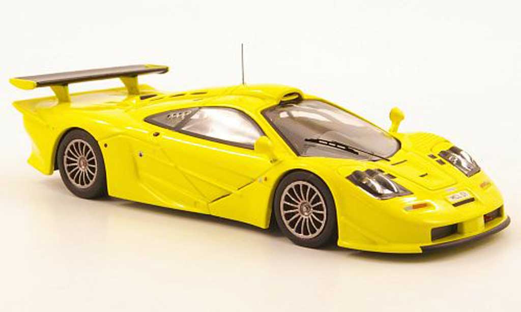 McLaren F1 1/43 IXO GTR Long Tail yellow Homologationsmodell 1997 diecast model cars
