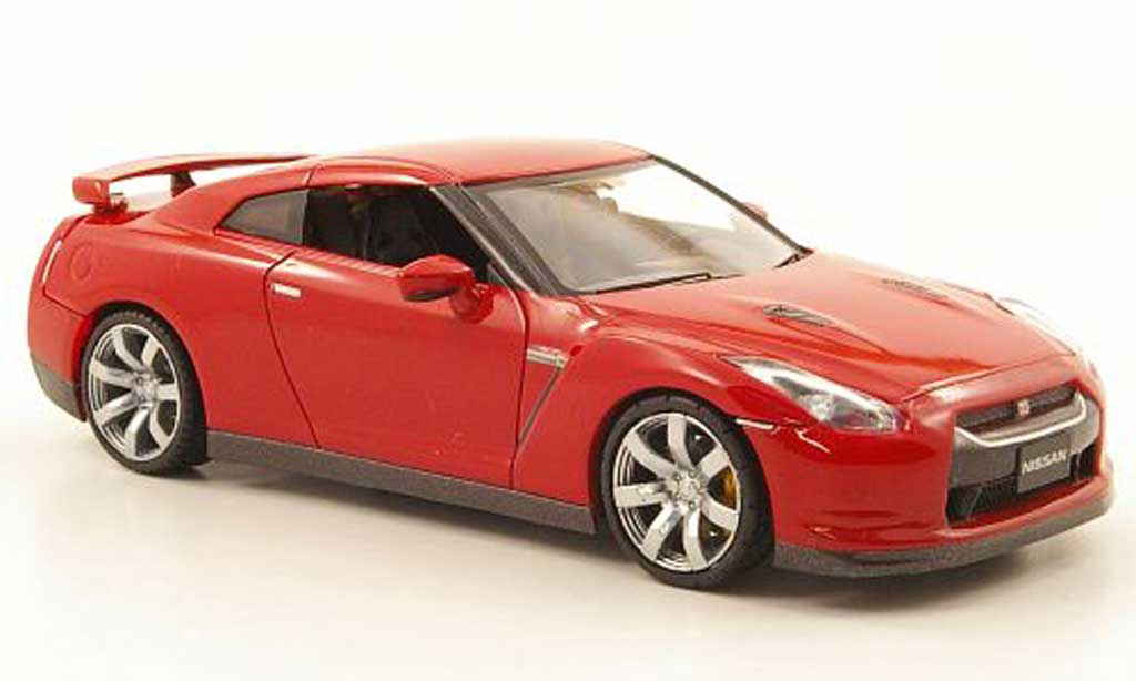 Nissan Skyline 1/43 Fujimi GT-R red LHD 2007 diecast model cars