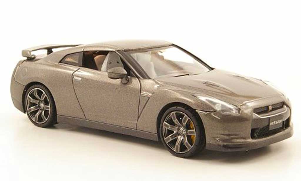 Nissan Skyline 1/43 Fujimi GT-R grey LHD 2007 diecast model cars