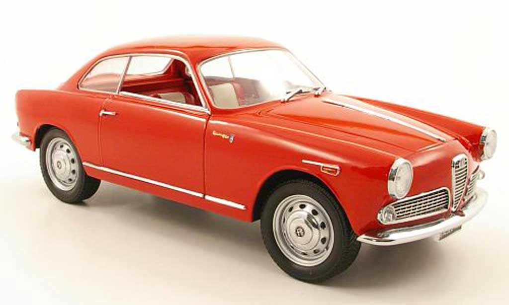 Alfa Romeo Giulietta 1/18 Mini Miniera sprint red diecast model cars