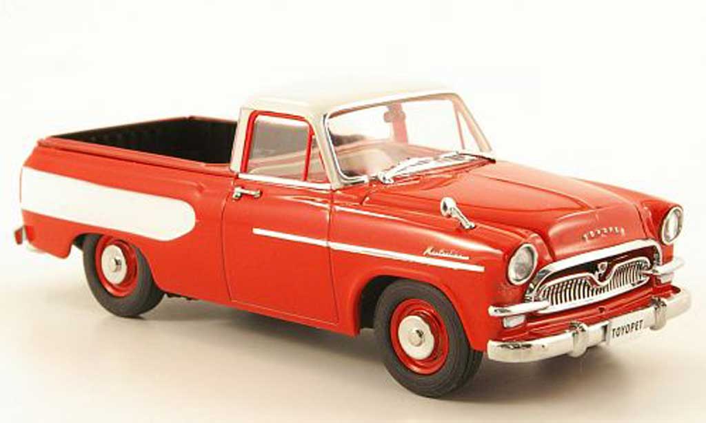 Toyopet Masterline 1/43 Ebbro Pick Up red/white 1959 diecast model cars