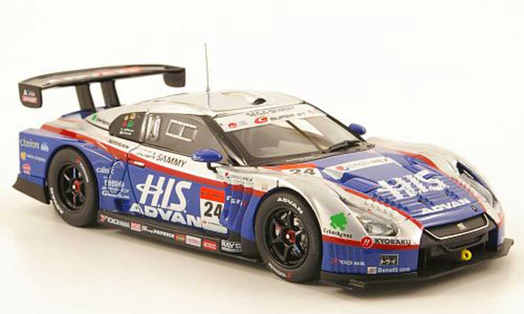 Nissan Skyline 1/43 Ebbro GT-R No.24 HIS Advan Super GT500 Sepang 2010 diecast model cars