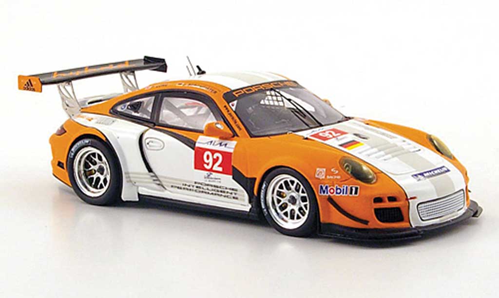 Porsche 997 GT3 1/43 Spark GT3 R hybrid No.92 ILMC 1000km Zhuhai 2010 diecast model cars