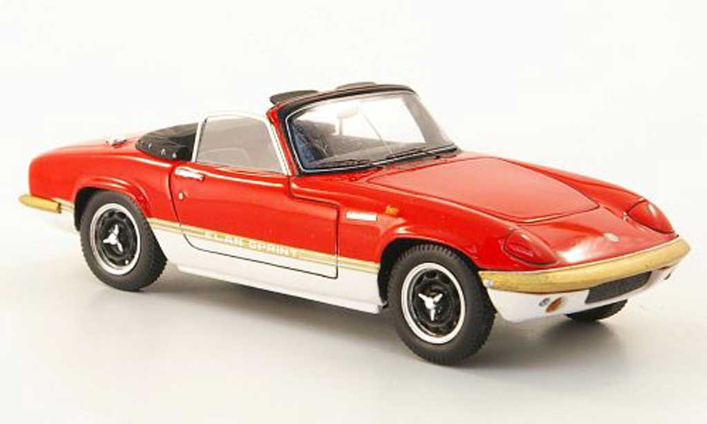 Lotus Elan 1/43 Spark S4 Sprint DHC red/white 1971 diecast model cars