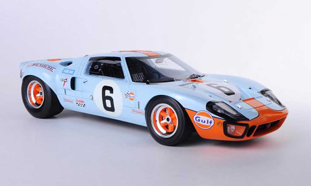 Ford GT40 1/18 Spark GT 40 No.6 Gulf J.Ickx / J.Oliver 24h Le Mans 1969 diecast model cars