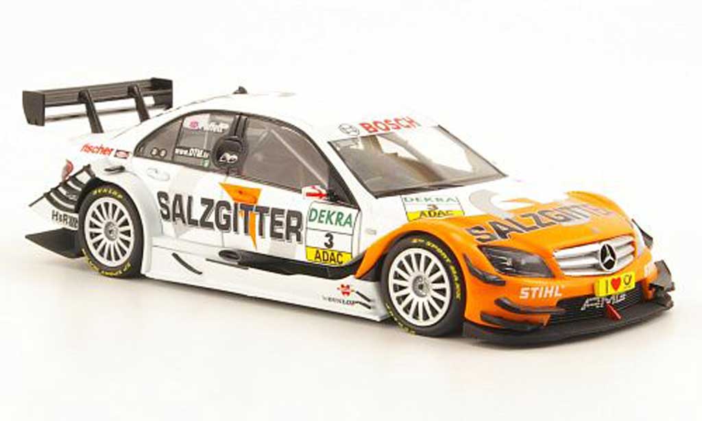 Mercedes Classe C DTM 1/43 Minichamps DTM No.3 Salzgitter Saison 2010 diecast model cars