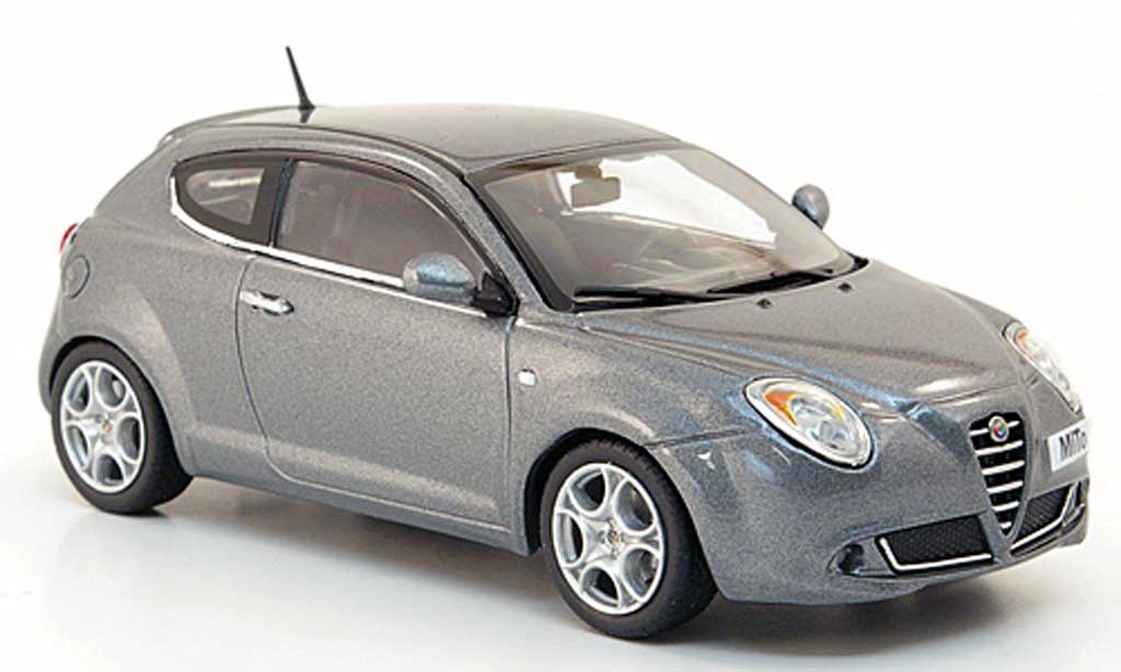Alfa Romeo Mito 1/43 Minichamps grey 2009 diecast model cars