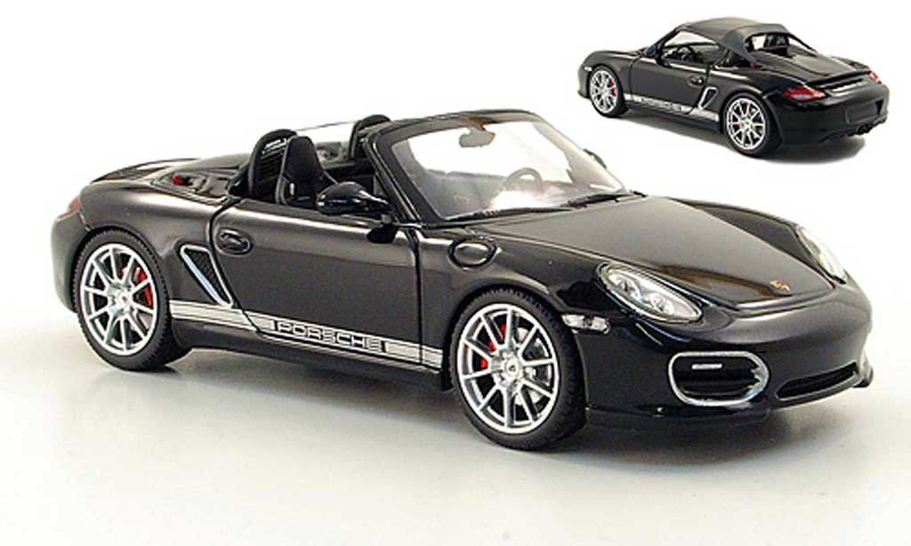 Porsche Boxster 1/43 Minichamps Spyder black 2010 diecast model cars
