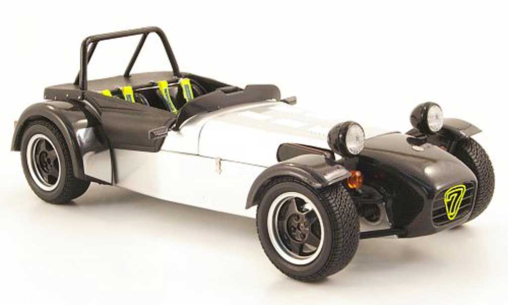 Caterham Super Seven 1/18 Kyosho jpe grey metallisee/black diecast model cars