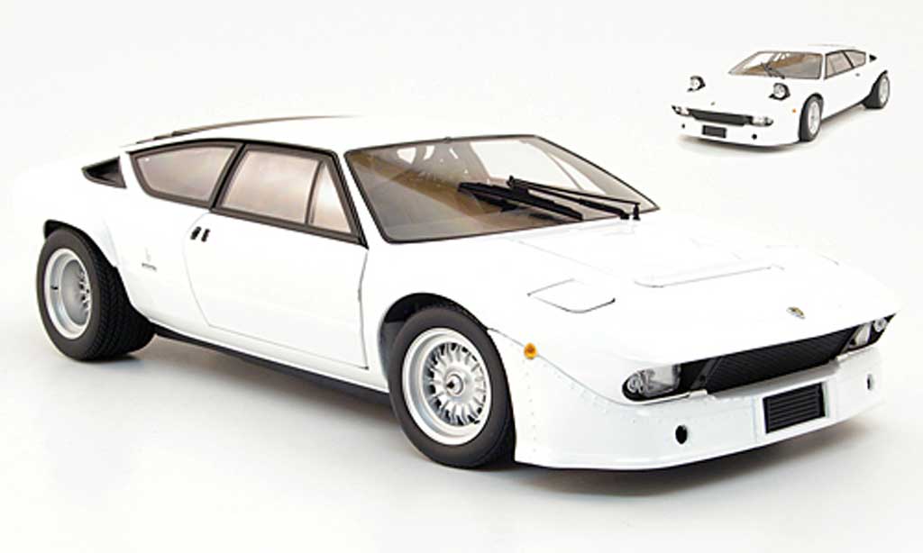 Lamborghini Urraco 1/18 Kyosho rallye white diecast model cars