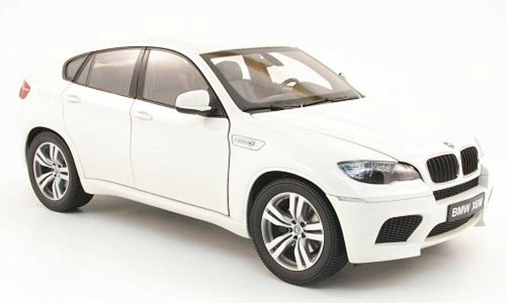 Bmw X6 E71 1/18 Kyosho E71 M white 2009 diecast model cars