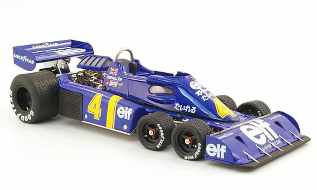 Tyrrell P34 1/18 Kyosho no.4 elf gp japan 1976 p.depailler diecast model cars