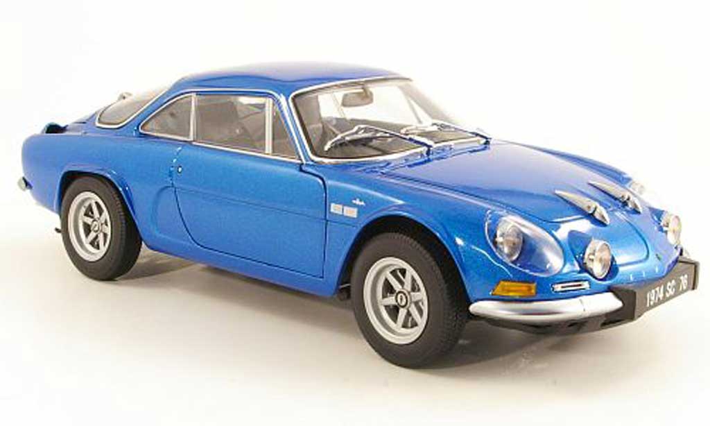 Alpine A110 1/18 Kyosho 1600SC blue 1974 diecast model cars