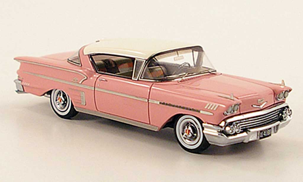 Chevrolet Bel Air 1958 1/43 American Excellence 1958 Impala Hardtop Coupe pink/elfenbein lim.Aufl. 500 diecast model cars