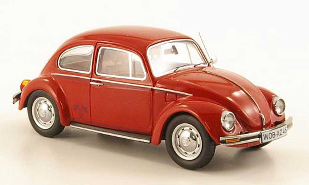 Volkswagen Kafer 1/43 Schuco 1200 red ''Der Samtrede'' diecast model cars