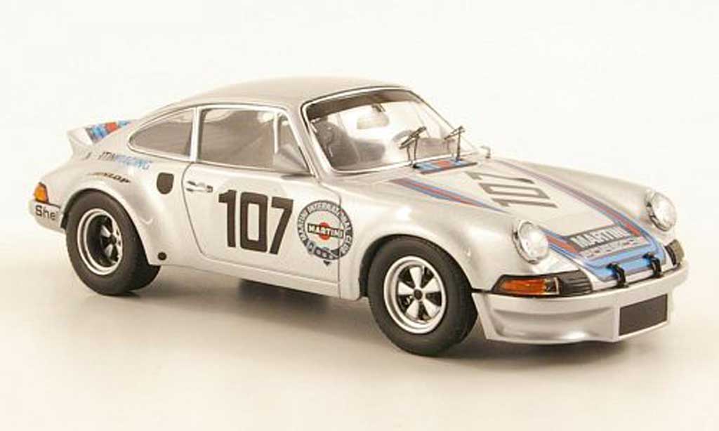 Porsche 911 1/43 Schuco Carrera 2.8 R No.107 Targa Florio 1973 diecast model cars