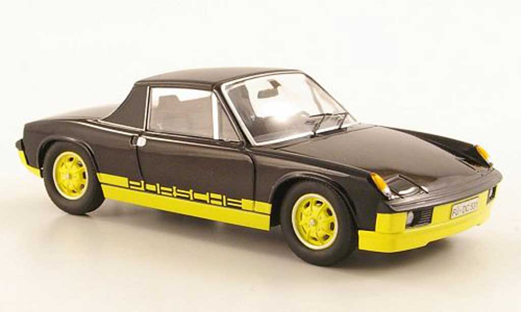 Porsche 914 1/43 Schuco black/yellow ''Bumblebee'' diecast model cars