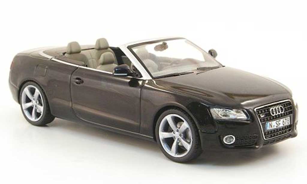 Audi A5 1/43 Schuco Convertible black diecast model cars