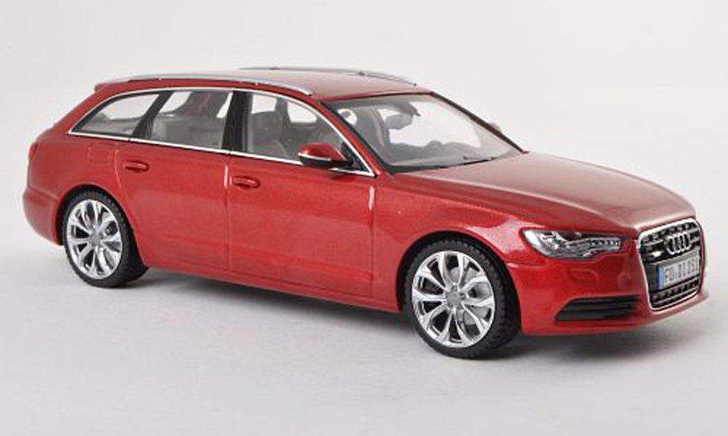 Audi A6 1/43 Schuco Avant (C7) red diecast model cars
