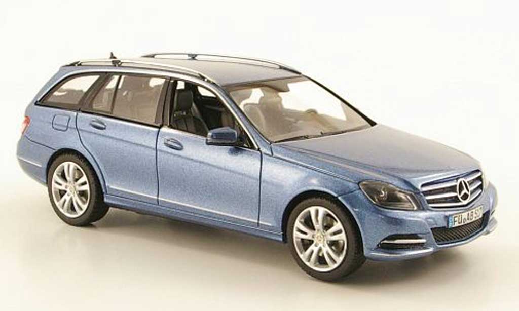 Mercedes Classe C 1/43 Schuco T-Modell (S204) blue Avantgarde diecast model cars