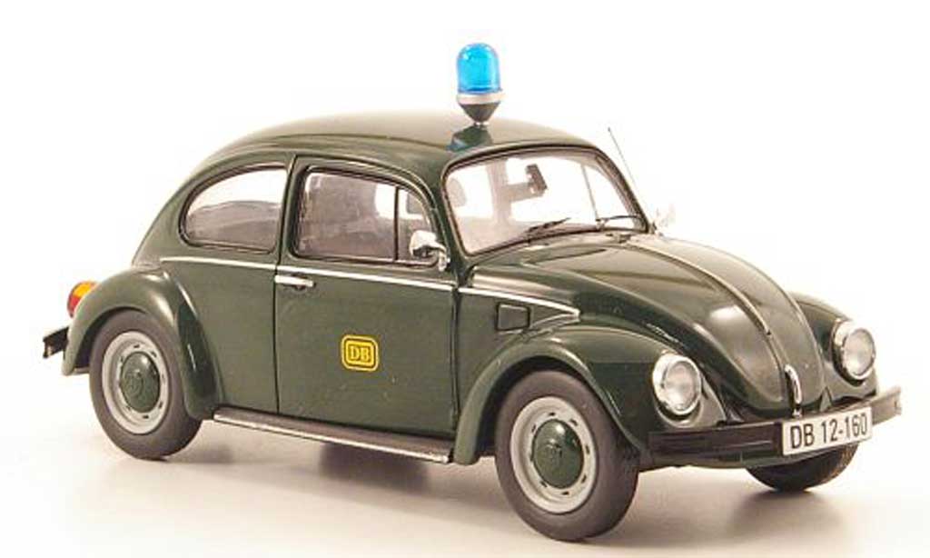 Volkswagen Kafer 1/43 Schuco DB Bahnpolizei diecast model cars