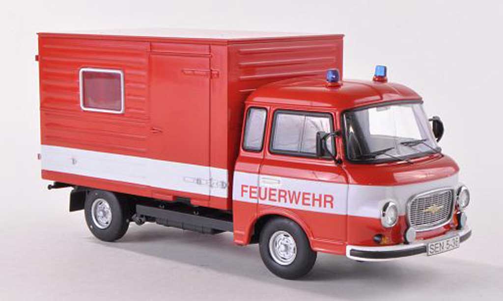 Barkas B 1000 1/43 Schuco Koffer Fire brigade diecast model cars