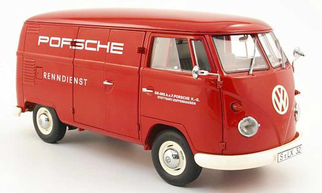 Volkswagen Combi 1/18 Schuco t1 kasten porsche renndienst diecast model cars