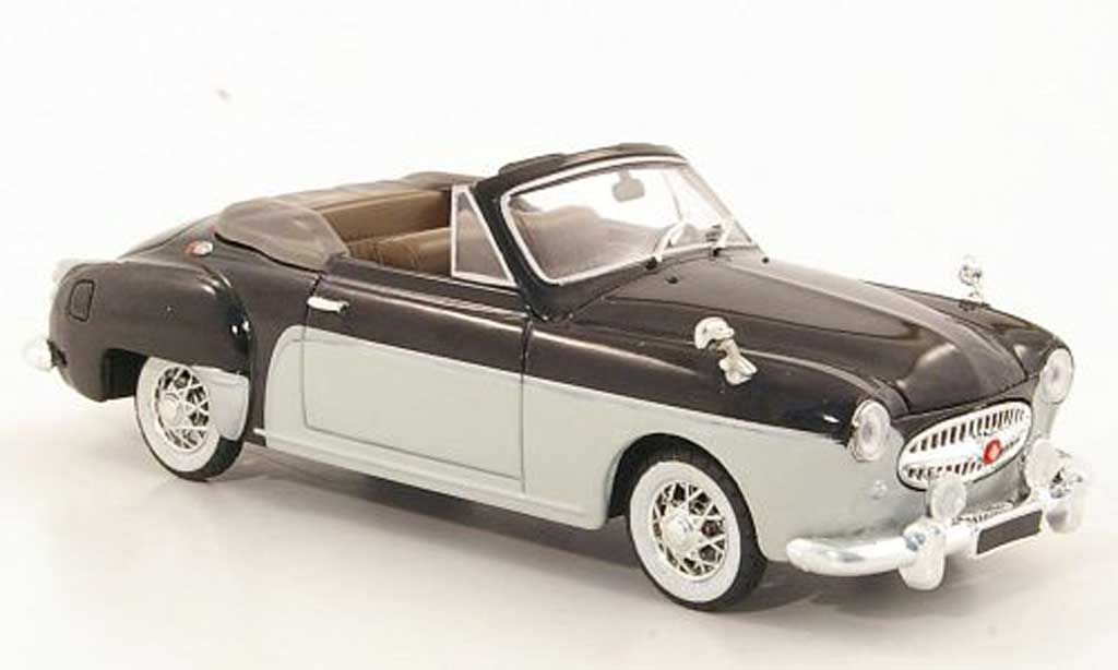 Renault Fregate 1/43 Solido Convertible black/white 1956 diecast model cars