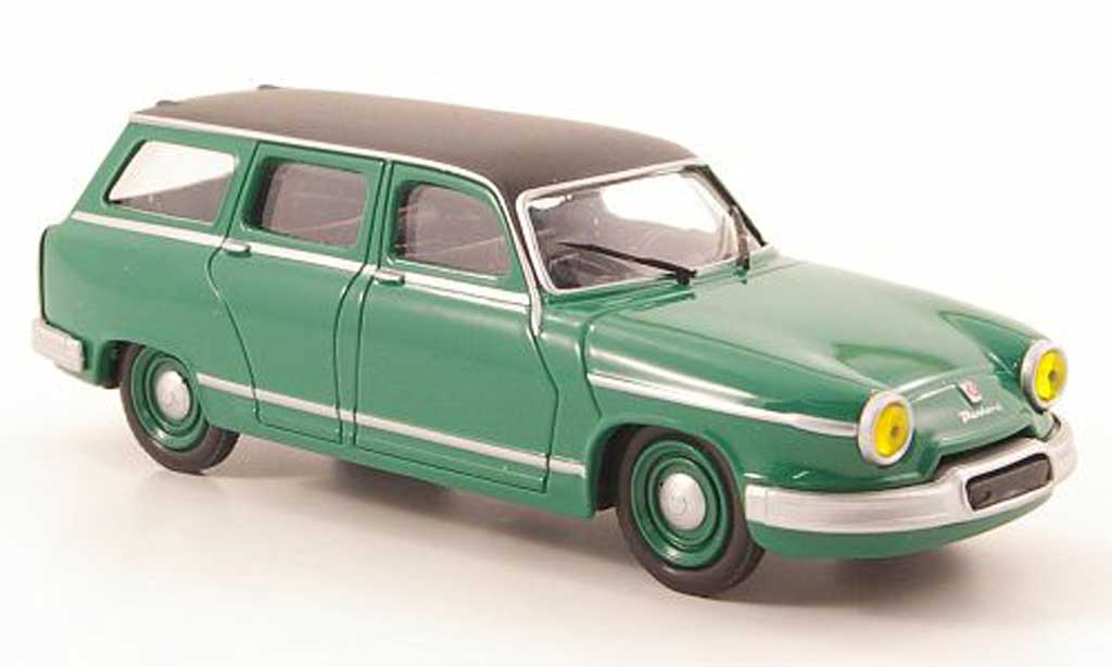 Panhard PL 17 1/43 Solido Estate grun/black 1963 diecast model cars