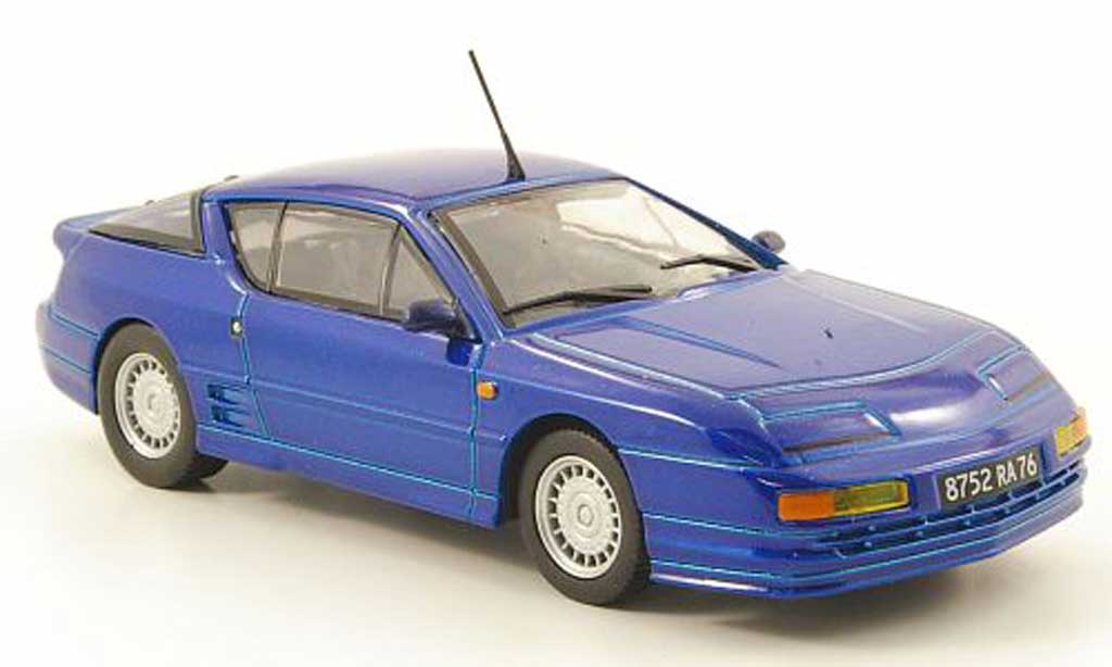 Alpine A610 1/43 Solido blue 1991 diecast model cars