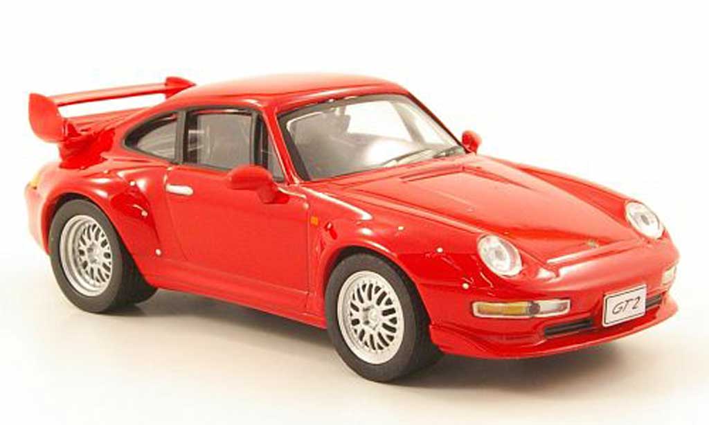 Porsche 993 GT2 1/43 Solido GT2 red 1996 diecast model cars