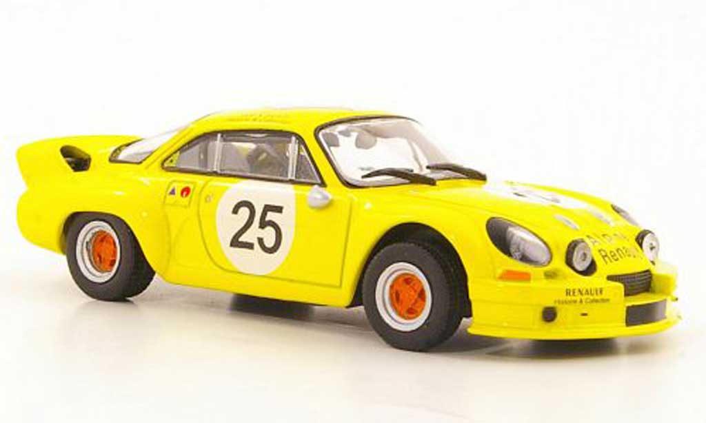 Alpine A110 1/43 Solido 1800 No. 25 Renault Histoire & Collection 1975 diecast model cars