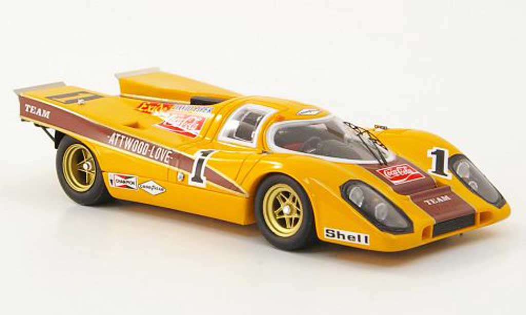 Porsche 917 1970 1/43 TrueScale Miniatures 1970 No.1 Team Guston/Coca-Cola 9h Kyalami diecast model cars