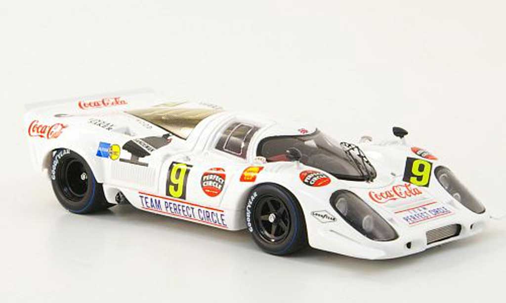 Porsche 917 1969 1/43 TrueScale Miniatures 1969 No.9 Team Perfect Circle/Coca-Cola 9h Kyalami diecast model cars