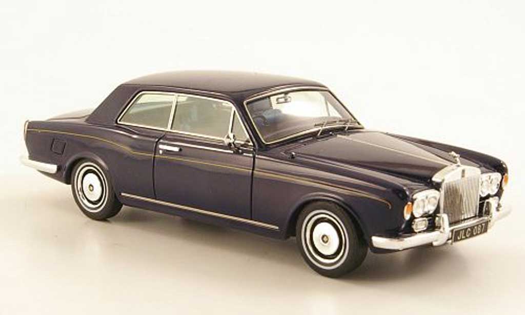 Rolls Royce Corniche 1/43 TrueScale Miniatures Coupe blue 1970 diecast model cars