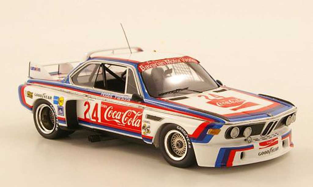 Bmw 3.0 CSL 1/43 TrueScale Miniatures CSL No.24 Coca Cola Hobbs / Parsons 24h Daytona 1976 diecast model cars