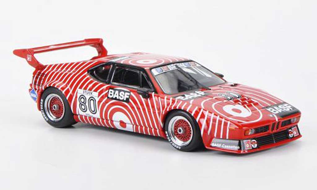 Bmw M1 1980 1/43 Minichamps 1980 Procar No.80 Team GS Sport BASF H.J.Stuck Procar Serie diecast model cars