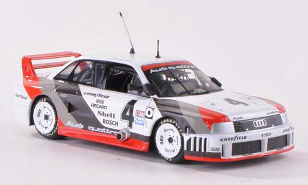 Audi 90 quattro 1/43 Minichamps No.4 of America H.J.Stuck IMSA GT 200 Miles Mid-Ohio 1989 H.J.Stuck Collection diecast model cars