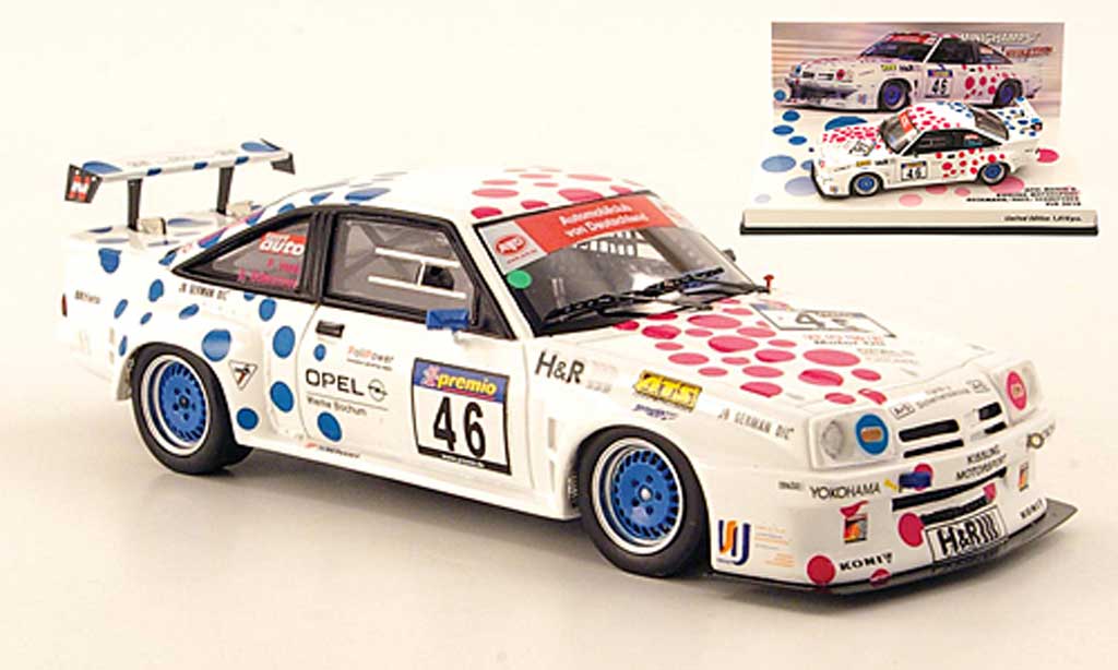 Opel Manta B 1/43 Minichamps B No.46 Kissling Motorsport VLN Nurburgring 2010 diecast model cars