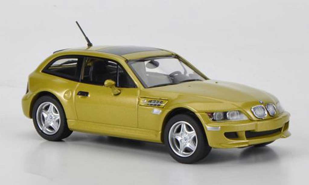 Bmw Z3 coupe 1/43 Minichamps coupe M (E36/8) yellow 2001 diecast model cars