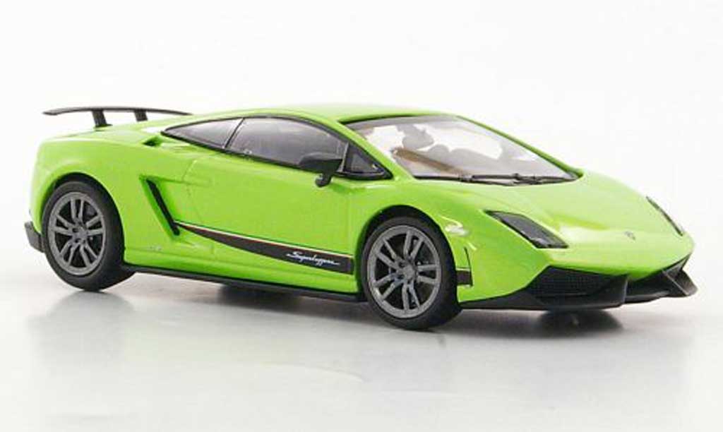 Lamborghini Gallardo LP570-4 1/43 Minichamps LP570-4 Superleggera grun 2010 diecast model cars