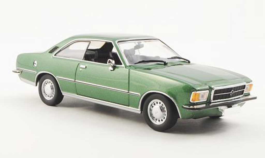 Opel Rekord 1/43 Minichamps D Coupe grun 1975 diecast model cars