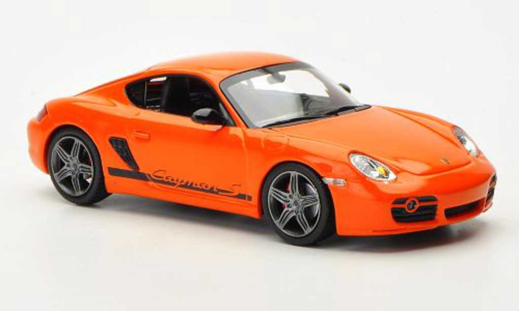 Porsche Cayman S 1/43 Minichamps S Sport (987) orange 2008 diecast model cars