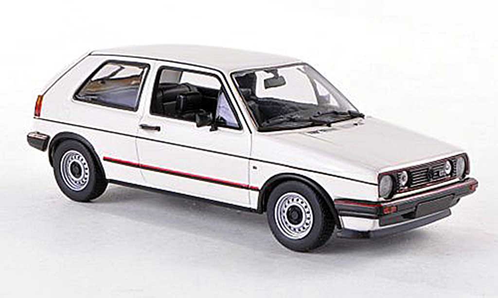 Volkswagen Golf 2 GTI 1/43 Minichamps 2 GTI white 1985 diecast model cars