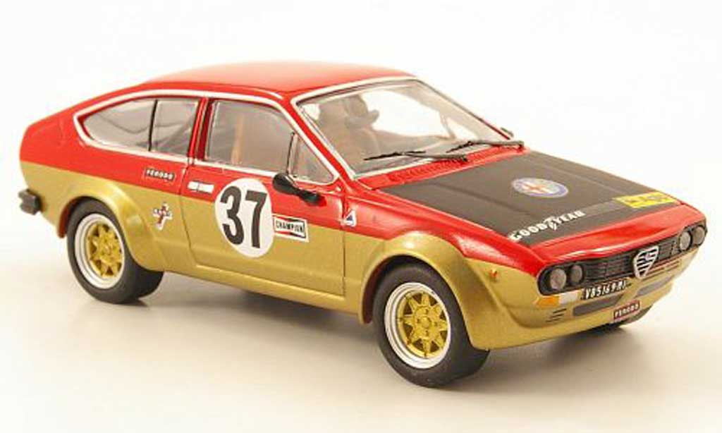 Alfa Romeo GT 2.0 1/43 M4 V 2.0 Alfetta No.37 1000 km Spa 1976 diecast model cars