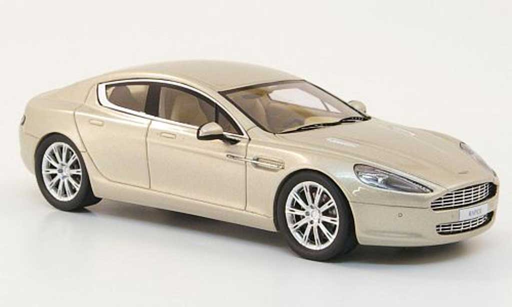 Aston Martin Rapide 1/43 Minichamps beige Autosalon Genf 2010 diecast model cars